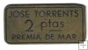 Monedas - Fichas Cooperativas y vales - - Jose Torrents - Premia de Mar - 2 ptas