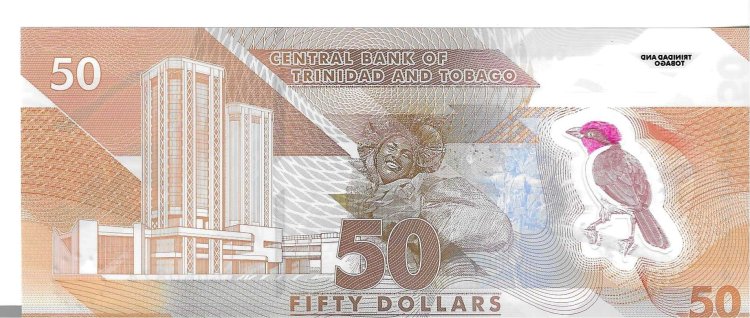 Billetes - America - Trinidad y Tobago - 64 - SC - 2020 - 50 dolares - Num.ref: AG060874 - Click en la imagen para cerrar
