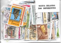 Paises - Oceania - Nueva Zelanda - 200 sellos diferentes