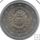 Monedas - Euros - 2€ - Austria - Año 2012 - Décimo Aniversario euro