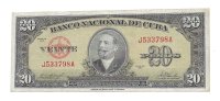 Billetes - America - Cuba - 80b - mbc - 1958 - 20 pesos - Num.ref: J533798A