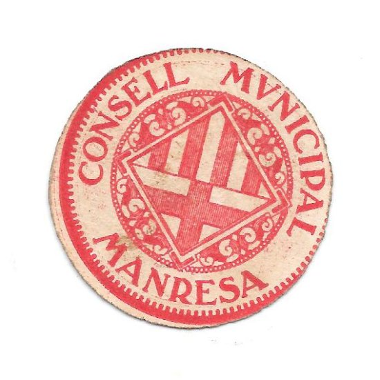 Billetes - EspaÃ±a - II RepÃºblica (1931 - 1939) - Locales - CataluÃ±a - 1423 - mbc - 1937 - Manresa - 10 ct - Click en la imagen para cerrar