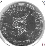 Monedas - America - Canada - 97 - 1975 - dolar - plata
