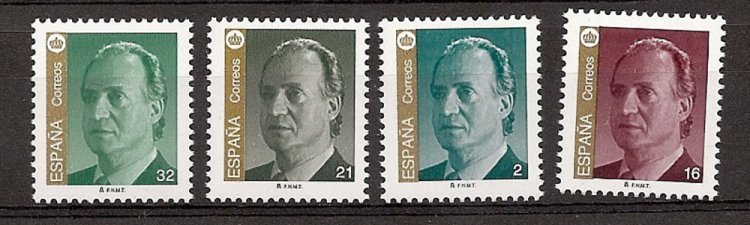 Sellos - Países - España - 2º Cent. (Series Completas) - Juan Carlos I - 1997 - 3465/68 - ** - Click en la imagen para cerrar