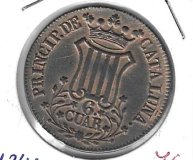Monedas - EspaÃ±a - Isabel II (1833 - 1868) - 200 - 1840 - 6 quarts