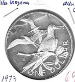 Monedas - America - Islas VÃ­rgenes - 6a - 1973 - dolar - plata