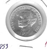 Monedas - America - Cuba - 27 - 1953 - 25 ct - plata