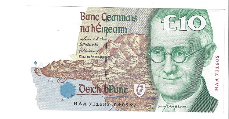 Billetes - Europa - Irlanda - 75a - MBC+ - 1994 - 5 pounds - Num.ref: FAH681635 - Click en la imagen para cerrar