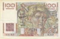Billetes - Europa - Francia - 127d - MBC+ - 1953 - 100 francos - Num.ref: 60185