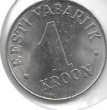 Monedas - Europa - Estonia - 28 - 1992 - corona