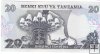 Billetes - Africa - Tanzania - 7b - SC - 1978 - 20 shillings - Num.ref: EF606789