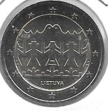 Monedas - Euros - 2€ - Lituania - Año 2018 - Festival