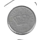 Monedas - Europa - Grecia - 2 - 1900 - 20 lepta - Isla de Creta