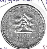 Monedas - Africa - Africa oeste - 11 - 1982 - 500 francos - plata