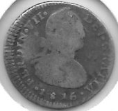 Monedas - EspaÃ±a - Fernando VII (1808 - 1833) - 1079 - 1816 - Real - Plata