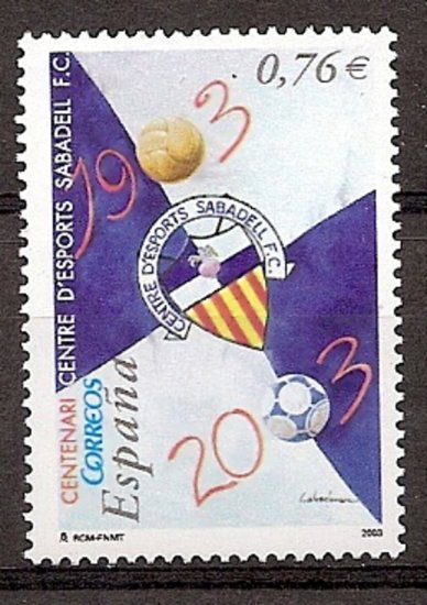 Sellos - Países - España - 2º Cent. (Series Completas) - Juan Carlos I - 2003 - 3993 - ** - Click en la imagen para cerrar