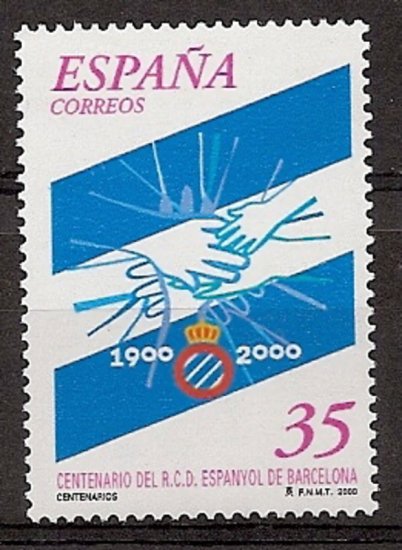 Sellos - Países - España - 2º Cent. (Series Completas) - Juan Carlos I - 2000 - 3705 - ** - Click en la imagen para cerrar
