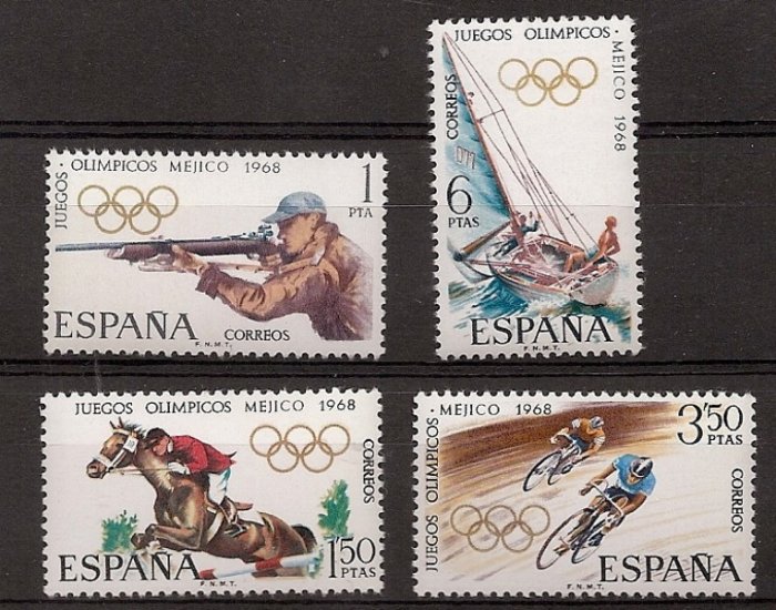 Sellos - Países - España - 2º Cent. (Series Completas) - Estado Español - 1968 - 1885/88 - ** - Click en la imagen para cerrar