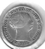 Monedas - EspaÃ±a - Isabel II (1833 - 1868) - 256 - 1852 - real - Madrid - plata