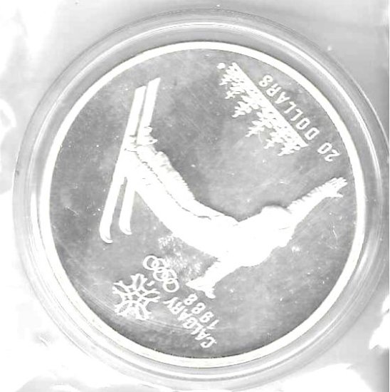Monedas - America - Canada - 151 - 1986 - 20 dolares - plata - Click en la imagen para cerrar