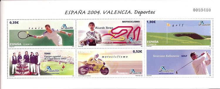 Sellos - Países - España - 2º Cent. (Series Completas) - Juan Carlos I - 2004 - 4091 - ** - Click en la imagen para cerrar
