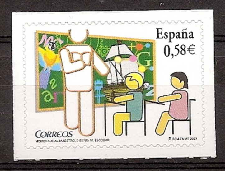 Sellos - Países - España - 2º Cent. (Series Completas) - Juan Carlos I - 2007 - 4308 - ** - Click en la imagen para cerrar