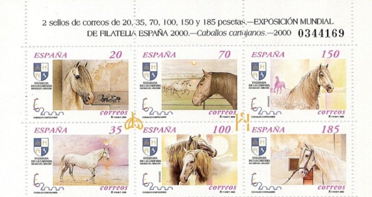 Sellos - Países - España - 2º Cent. (Series Completas) - Juan Carlos I - 2000 - 3723/28A - ** - Click en la imagen para cerrar