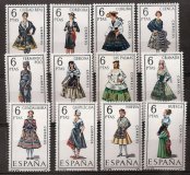 Sellos - Países - España - 2º Cent. (Series Completas) - Estado Español - 1968 - 1839/50 - **