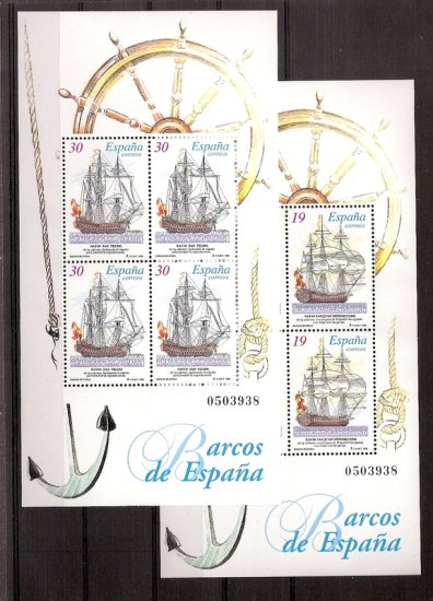 Sellos - Países - España - 2º Cent. (Series Completas) - Juan Carlos I - 1995 - 3352/53 - ** - Click en la imagen para cerrar