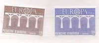 Sellos - Países - Andorra - Correo Español - Series completas - 1984 - 179/80 - **