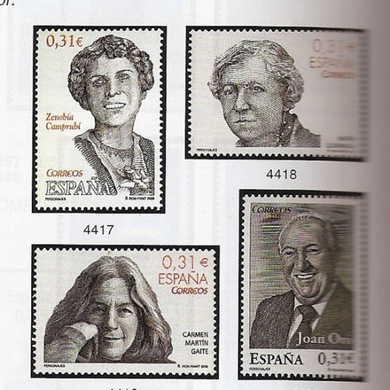 España - 2º Cent. (Series Completas) - Juan Carlos I - 2008 - 4417/20 - ** - Click en la imagen para cerrar