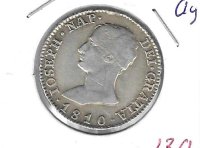Monedas - EspaÃ±a - Jose NapoleÃ³n (1808 - 1814) - 39 - 1810 - 4 reales - Ocupacion Napoleonica - plata