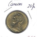 Monedas - Africa - Comores - 8 - 1964 - 20 francos