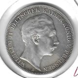 Monedas - Europa - Alemania - 527 - 1909 - 3 marcos - plata