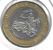 Monedas - Europa - MÃ³naco - 163 - 1989 - 10 Francos