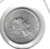 Monedas - America - Brasil - 512 - 1913 - 500 reis - plata