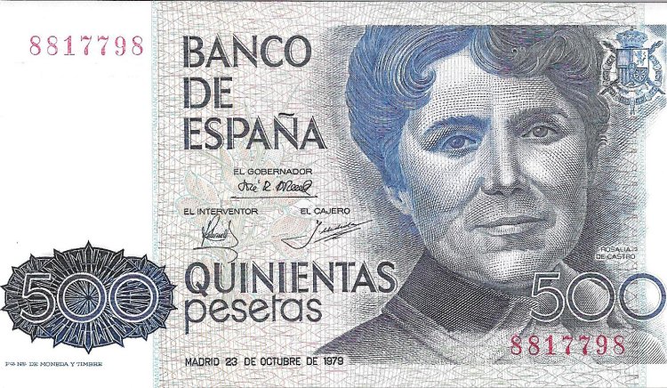 Billetes - EspaÃ±a - Estado EspaÃ±ol (1936 - 1975) - 500 ptas - 529 - sc - 1979 - sin serie - Num.ref: 8817798 - Click en la imagen para cerrar