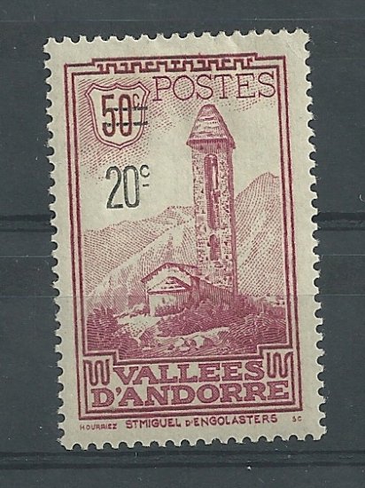 Andorra - Correo Francés - Series completas - ** - 1935 - 48 - Nuevos Fijasellos - Click en la imagen para cerrar