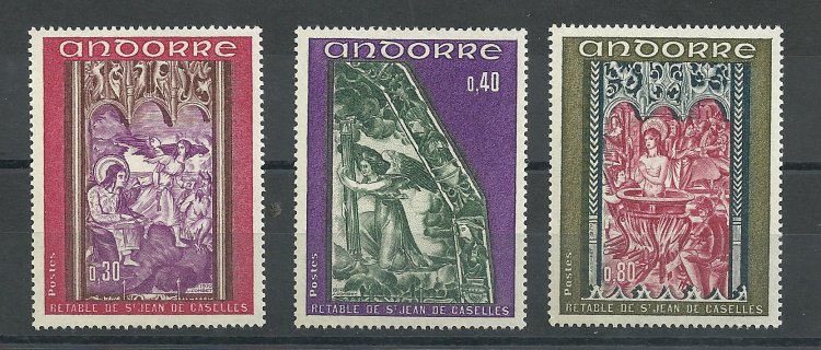 Andorra - Correo Francés - Series completas - ** - 1970 - 226/28 - Click en la imagen para cerrar