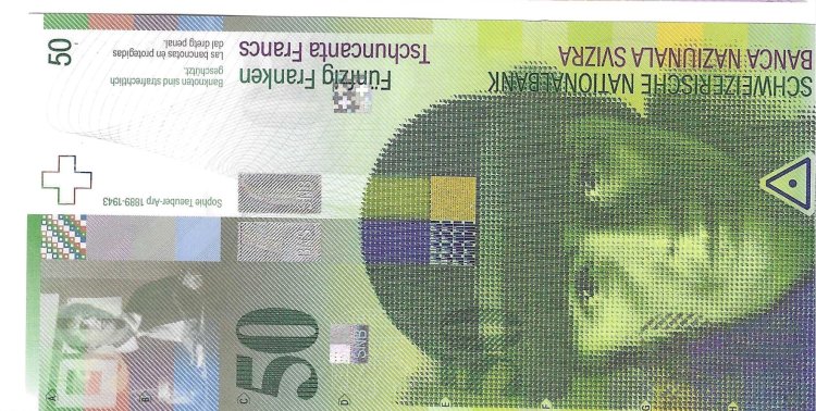 Billetes - Europa - Suiza - 71D - SC - 2010 - 50 francos - Num.ref: 10P0138876 - Click en la imagen para cerrar