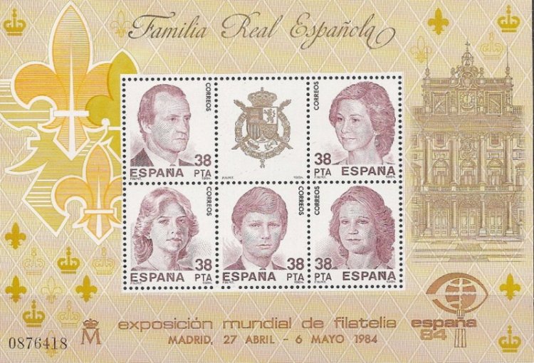 Sellos - Países - España - 2º Cent. (Series Completas) - Juan Carlos I - 1984 - 2754 - ** - Click en la imagen para cerrar