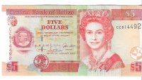 Billetes - America - Belize - 61 - EBC - 2002 - 5 dolares - Num.ref: 814492