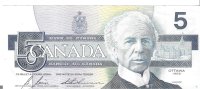 Billetes - America - Canada - 95 - MBC - 1996 - 5 dolares - Num.ref: GPK2300156