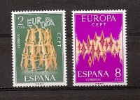 Sellos - Países - España - 2º Cent. (Series Completas) - Estado Español - 1972 - 2090/91 - **