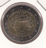 2€ - Eslovenia - SC - Año 2007 - Tratado de Roma