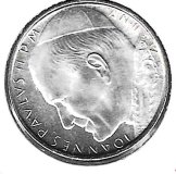 Monedas - Europa - Vaticano - 148 - 1980 - 500 liras - plata