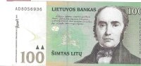 Billetes - Europa - Lituania - 62 - SC - 2000 - 100 litu - Num.ref: B2111668