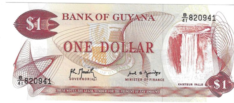 Billetes - America - Guayana - 21 - SC - 1966 - dolares - Num.ref: 820941 - Click en la imagen para cerrar