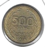 Monedas - Africa - Djibouti - 27 - 1989 - 500 francos
