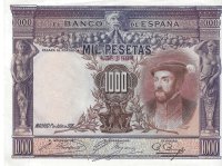Billetes - EspaÃ±a - Alfonso XIII (1886 - 1931) - 357 - MBC - 1925 - 1000 pesetas - Num.ref: 4381994